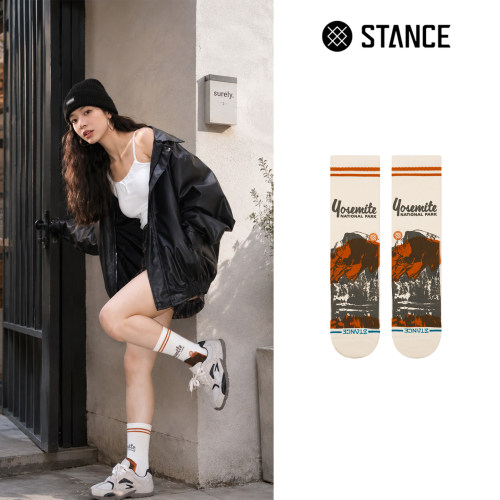 STANCE潮流袜子美国国家公园基金会合作款男袜女袜香氛中筒袜子