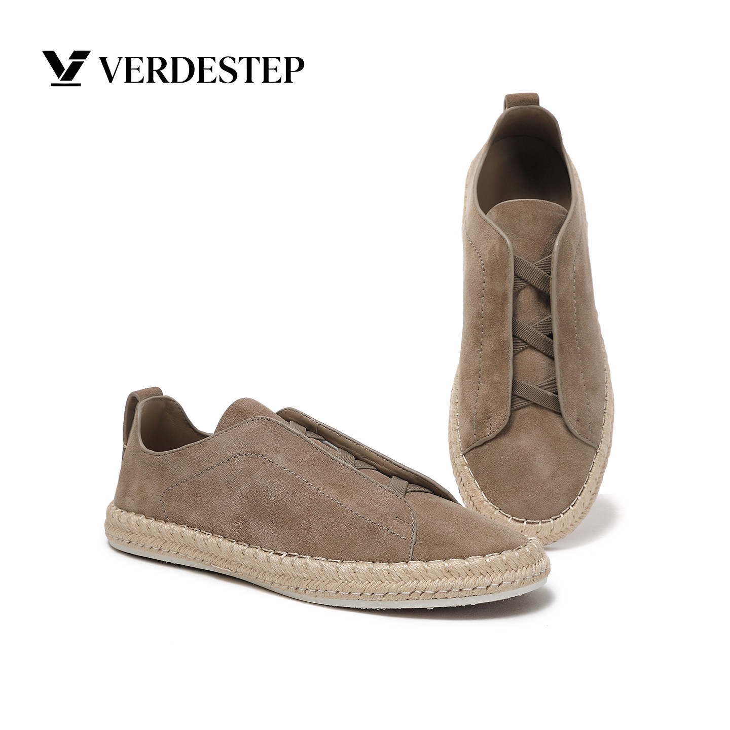 VerdeStep老钱风一脚蹬奢华板鞋