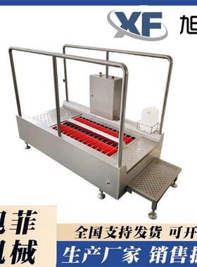进出车间食品厂洗靴机  自动感应鞋底刷洗机   清洗靴底机器