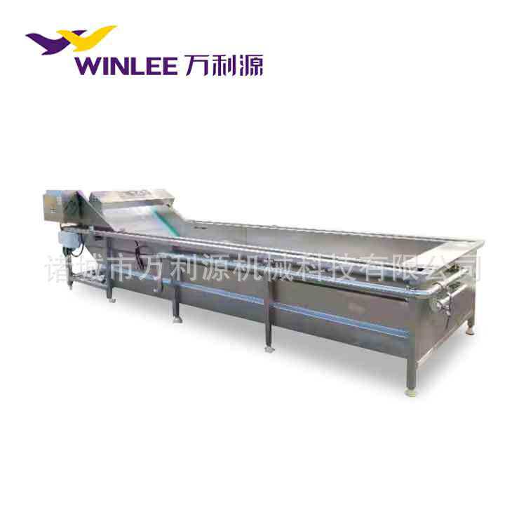 全自动鼓泡翻浪洗菜机果蔬清洗设备不锈钢臭氧去农残黄瓜清洗机