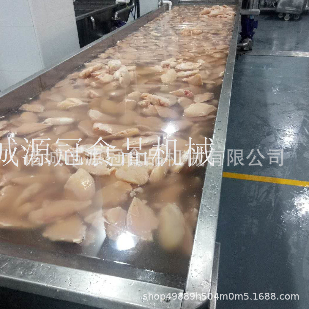 全自动肉类解冻机鸡翅猪蹄肉类食品网带式解冻流水线冻品化冻机