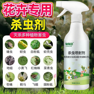 茉莉花杀虫剂花卉植物土壤灭盆栽小飞虫药蚧壳虫蚜虫打虫家用治虫