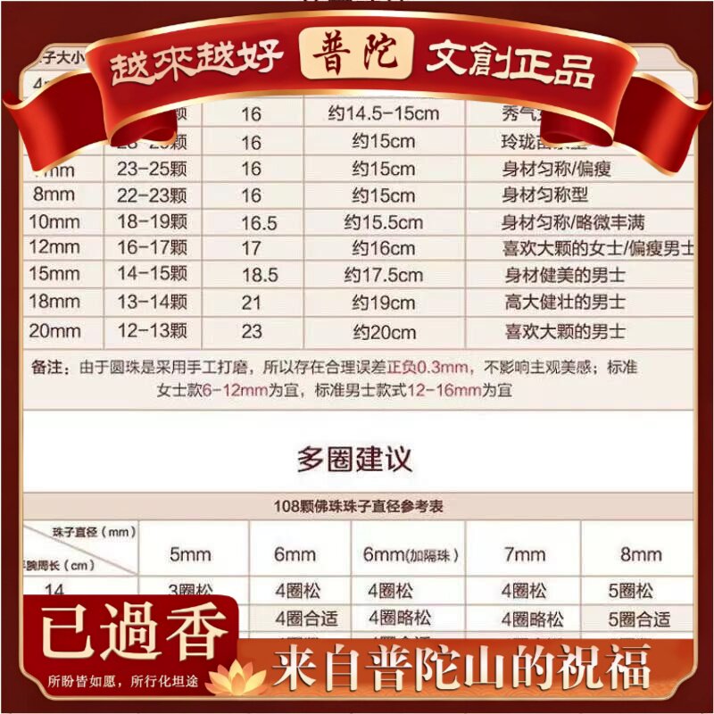 【普陀山】朱砂散珠圆珠帝王砂紫金砂文玩配珠配件手串