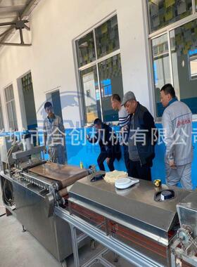 河南小型烙饼机 全自动圆烙馍机 商用烙馍机图片