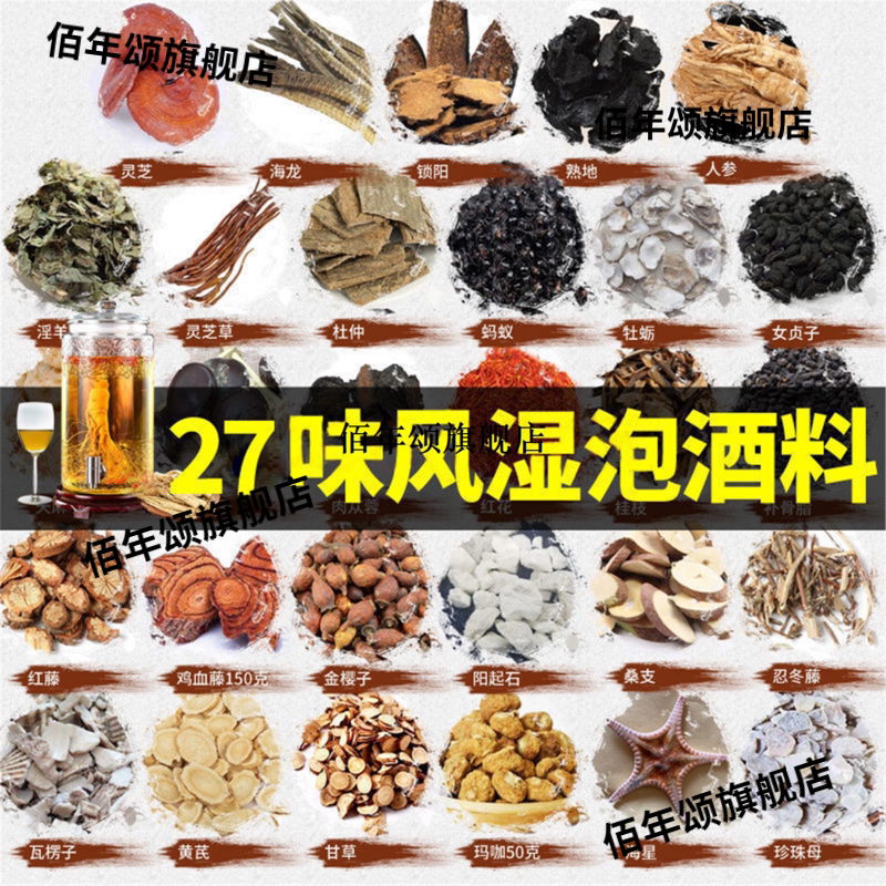 去风减湿泡酒料药材老人腰