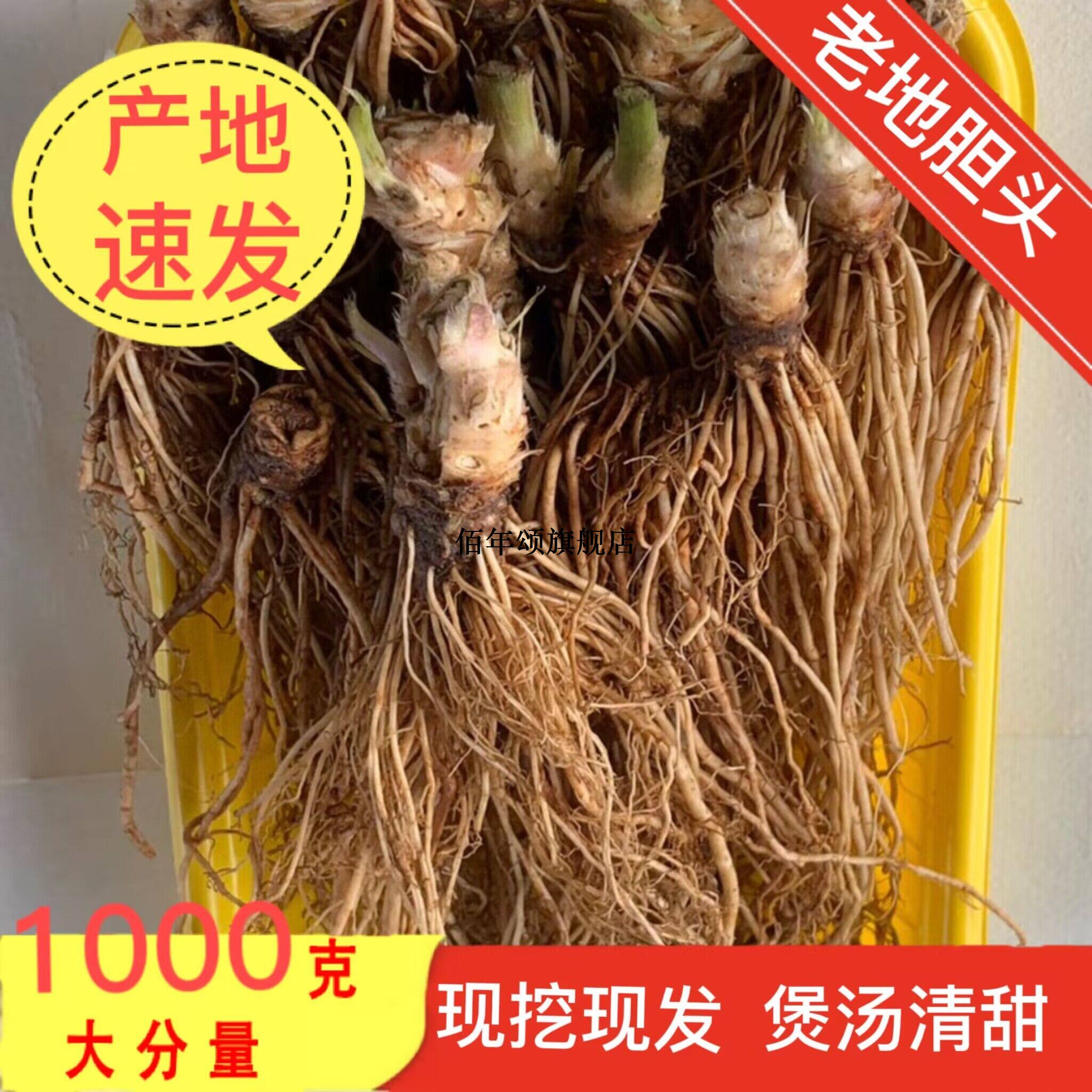 新鲜地胆头野生材草根红花