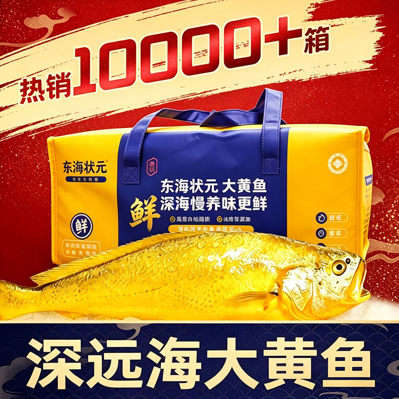 有机深海黄花鱼深海黄瓜鱼