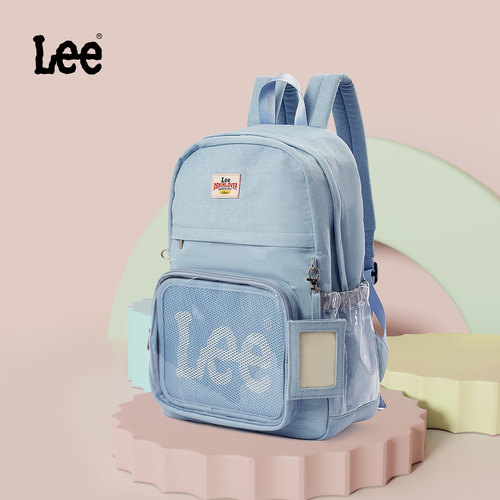 Lee背包复古休闲小众不撞色书包