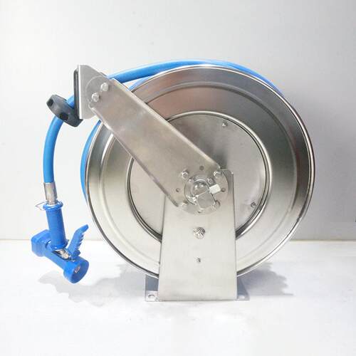 弹簧软管卷管器电鼓绕线器卷管器 生产不锈钢空气软管卷盘