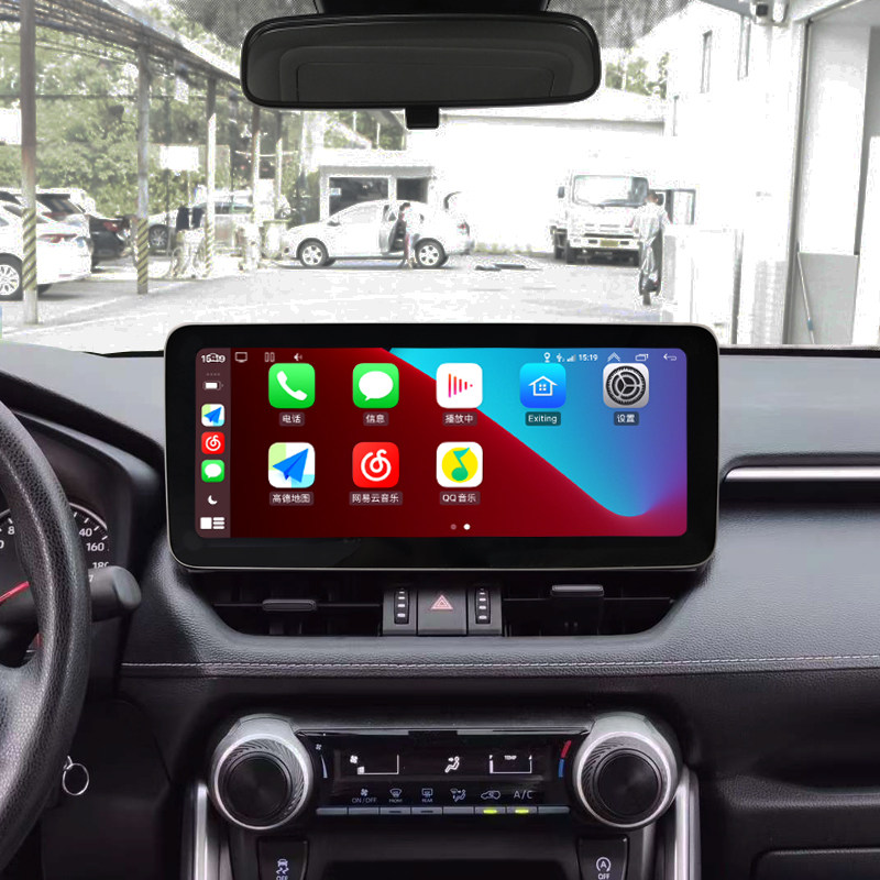 适用于丰田RAV4荣放威兰达改装中控大屏导航360全景Carplay一体机