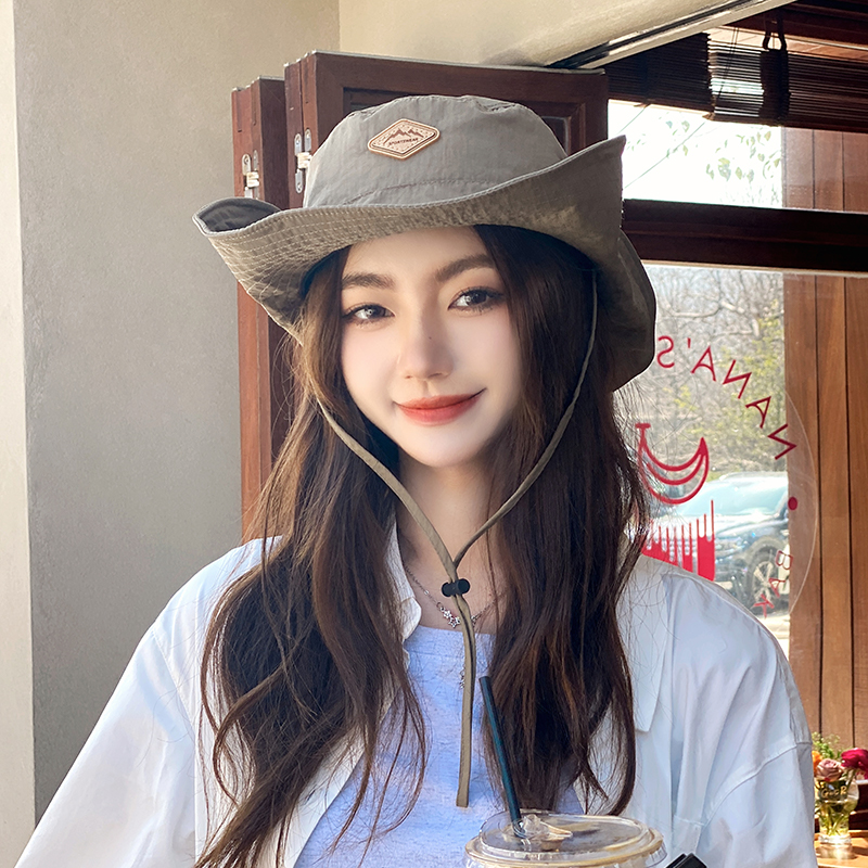 户外休闲登山森系防晒帽