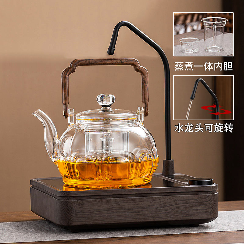 加厚玻璃防爆煮茶壶家用煮茶器