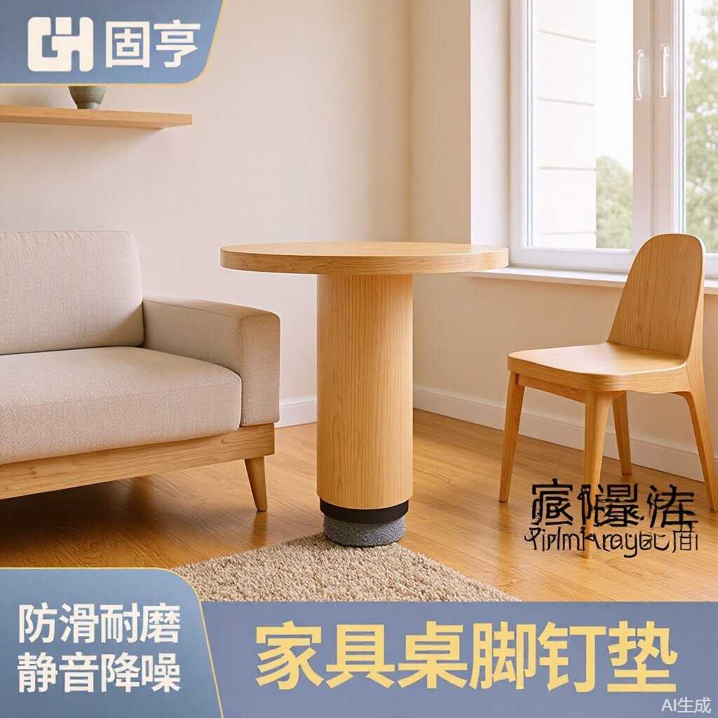 直销 尼龙钉家具脚钉毛毡塑料地脚钉 塑料防滑脚钉 金属脚