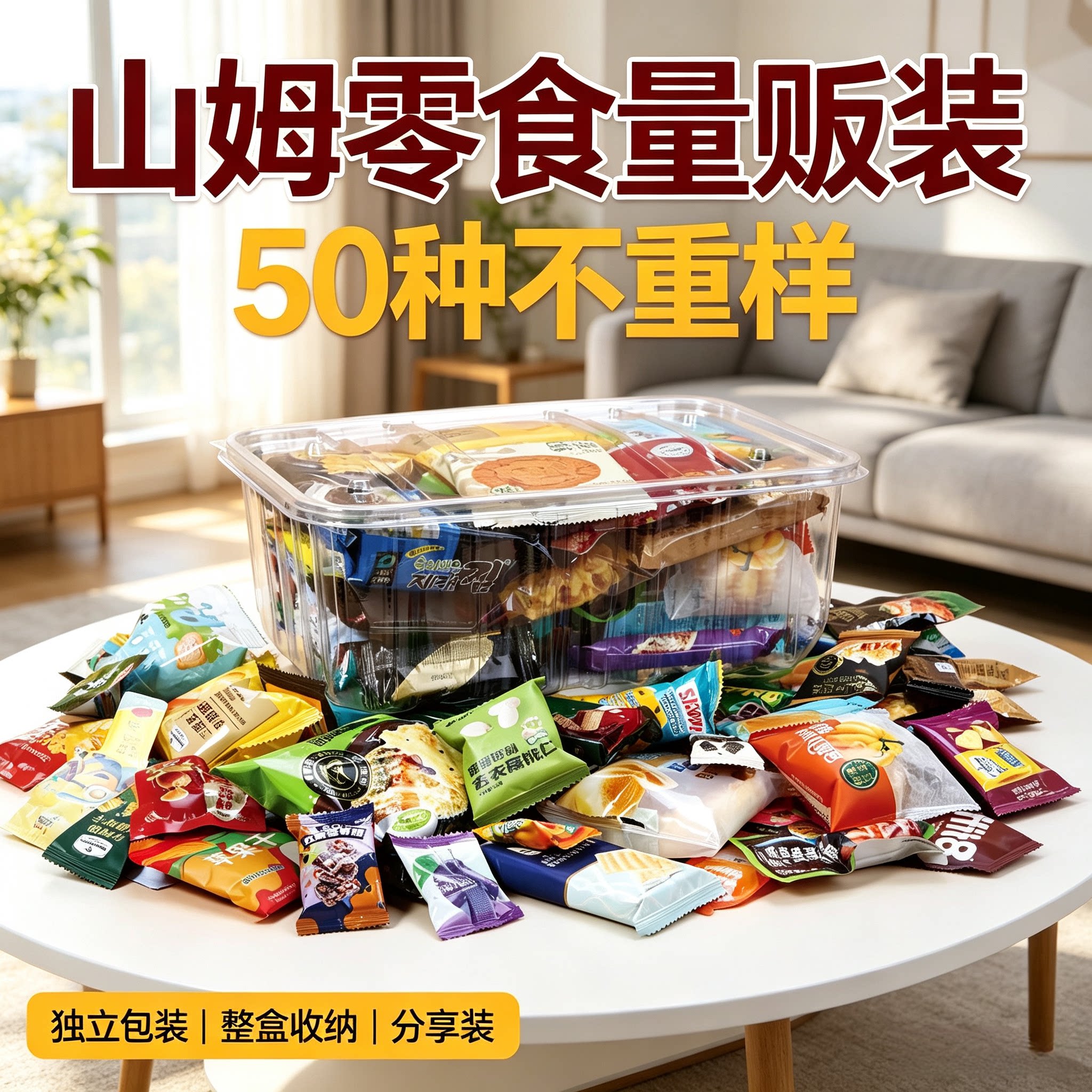 【套餐推荐】店长推荐多款新品套餐分装零食巧克力威化饼干等