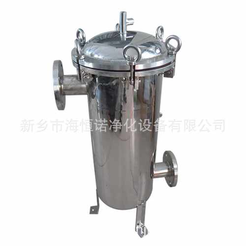 304不锈钢精密过滤器高压卡箍卡扣法兰吊环保安过滤器海恒诺