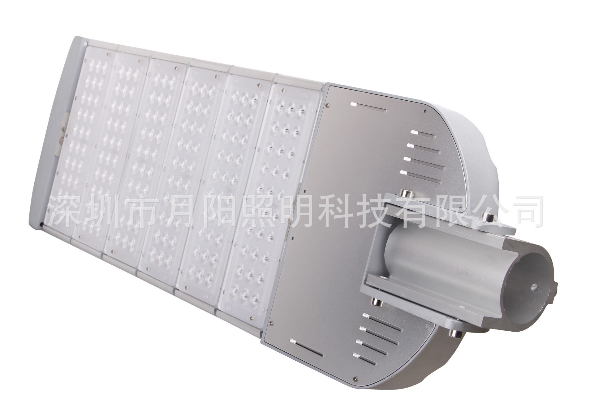 3030光源LED路灯外壳六模组300W 路灯散热套件 新透镜路灯外壳图片