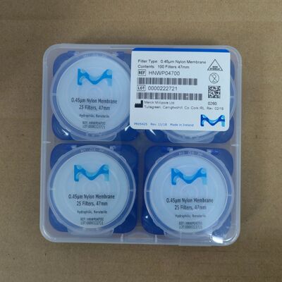 Millipore密理博尼龙表面滤膜0.45μmHNWP04700