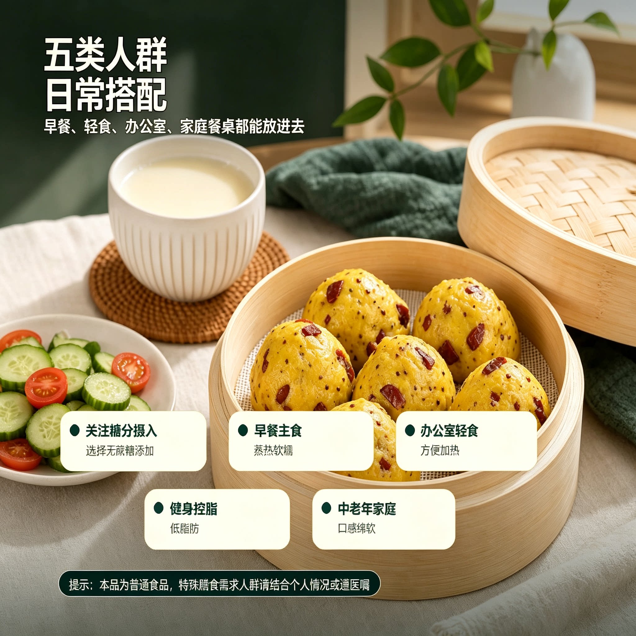 大黄米窝窝头粘豆包粘窝头手工无糖精山东杂粮粗粮代餐速食半成品