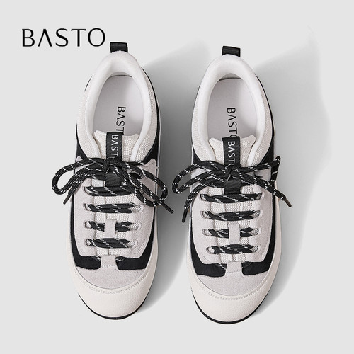 BASTO/百思图内增高运动休闲鞋