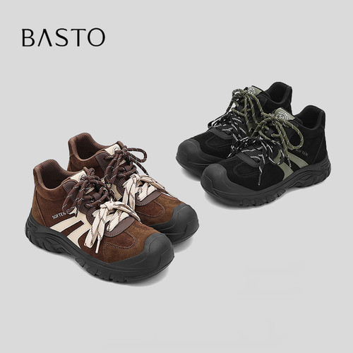 BASTO/百思图户外徒步工装休闲鞋