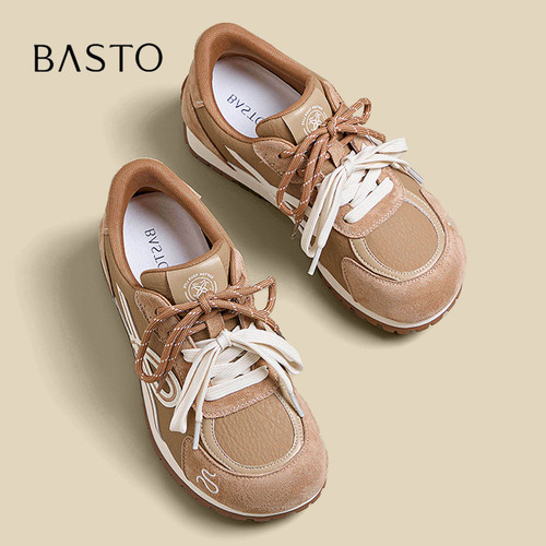 BASTO/百思图厚底舒适休闲运动鞋