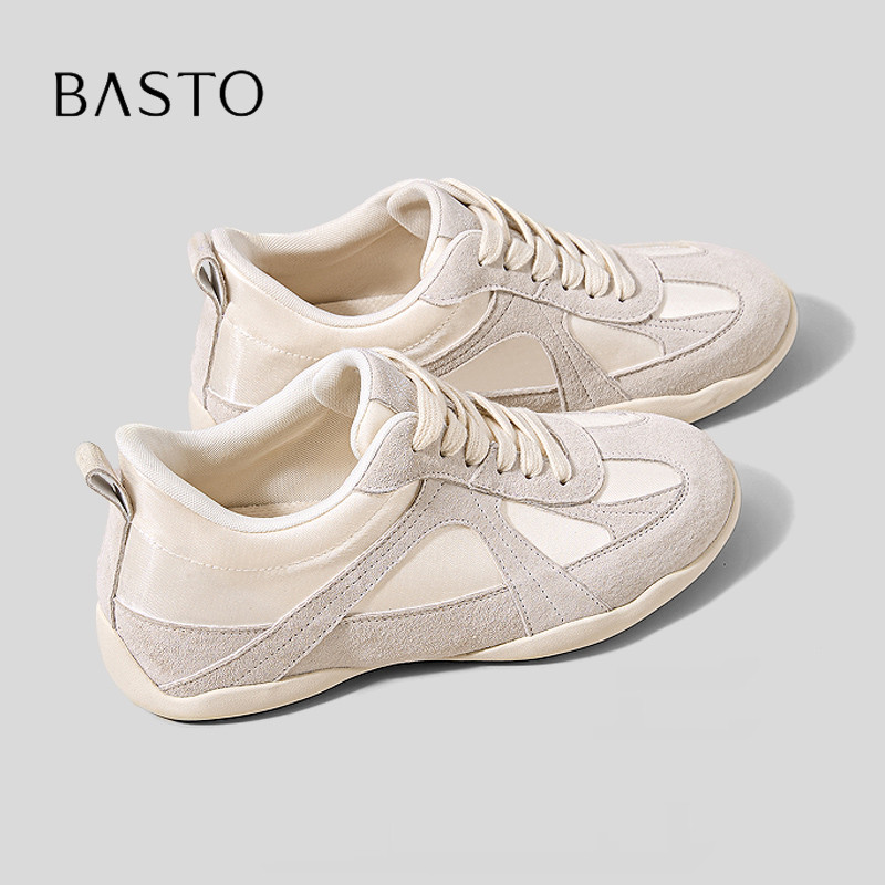 BASTO/百思图2026新款鞋子内增高休闲运动鞋女款阿甘旅游鞋百搭