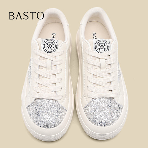 BASTO/百思图亮片不累脚运动鞋