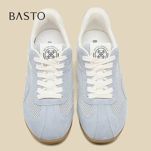 BASTO/百思图百搭闪穿休闲德训鞋