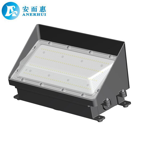 厂家批发美式壁灯三角壁灯 户外 led wall pack壁灯外壳套件 户外