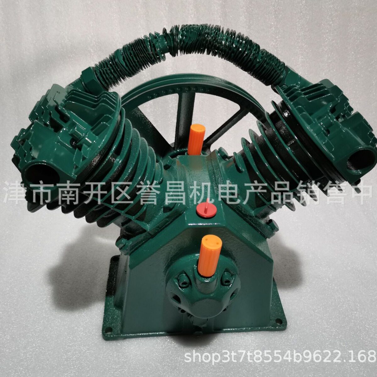 通用空压机机头4KW双缸0.6/8气泵头罗迪复盛空气压缩机配件图片