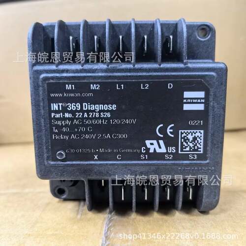 德国kriwan科瑞文约克INT369R.22A278S21压缩机电机马达保护器