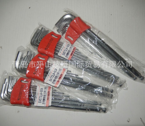 ESCO喜一EA573LA-60六角扳手套装L型球头,内六角扳手