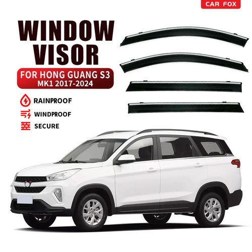 适用于五菱宏光S3晴雨挡SGMW Hong guang S3 Window visor
