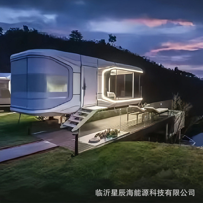 网红移动房太空舱民宿移动客房民宿别墅露营星空房太空舱民宿厂家图片