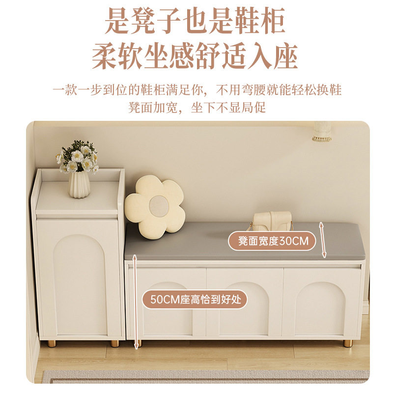 鞋柜家用门口入户门室内2025新款玄关柜一体门外楼道收纳鞋架图片