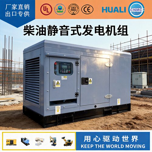 厂家直发 潍柴64kw柴油发电机组静音式发电机