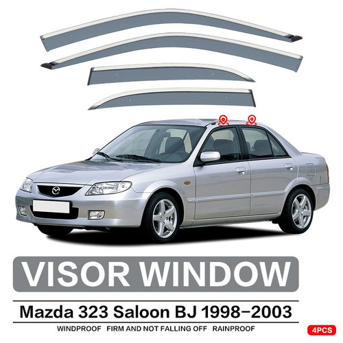 适用于福美来马自达323晴雨挡导流板MAZDA 323 BJ Window visor