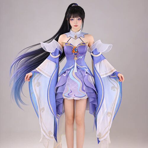 游龙堇华cos服王者荣耀西