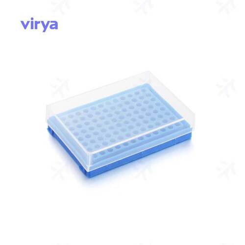 0.1ml 96孔PCR板-全群边，白色，蓝色框 virya 温度 –86 ?C 至