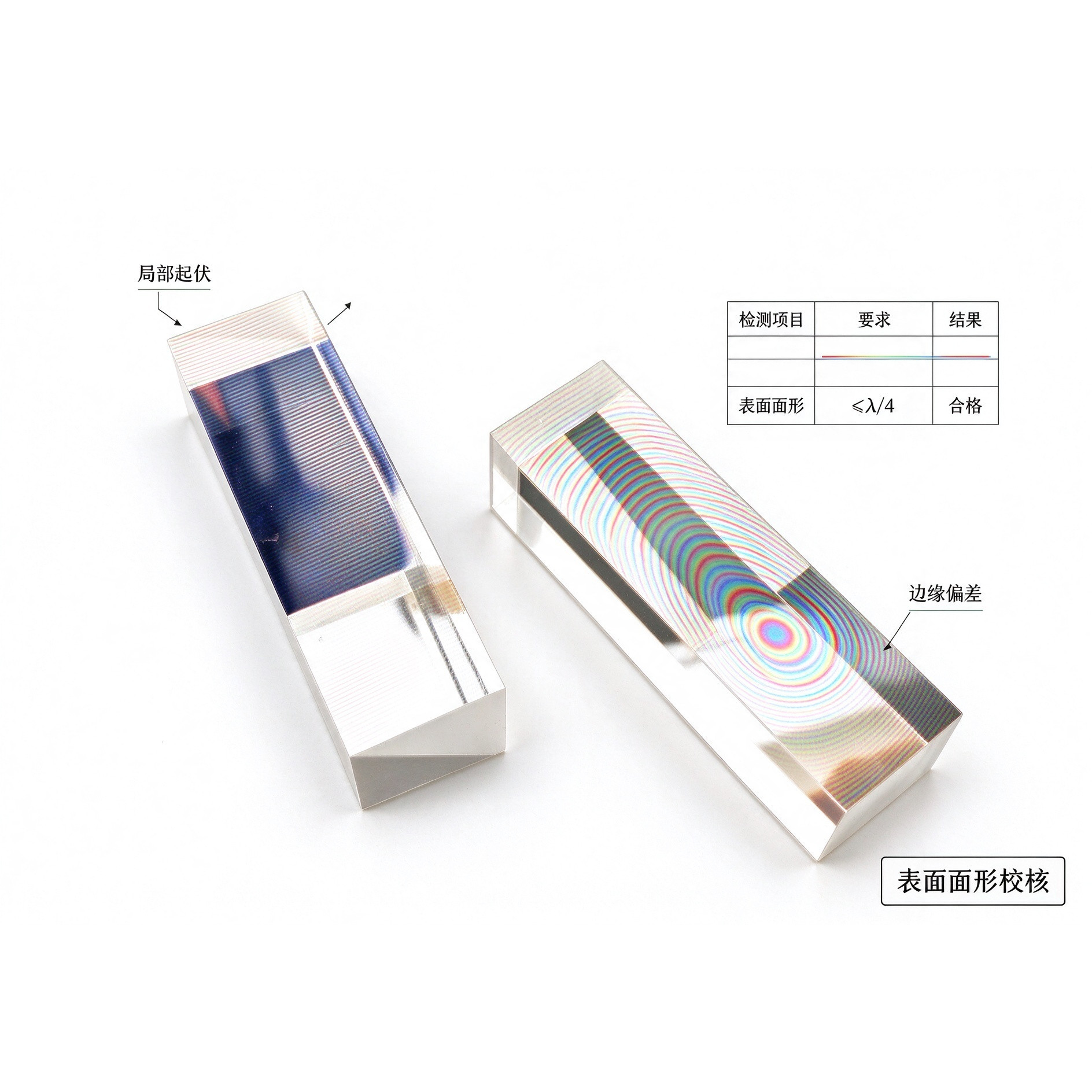 四棱镜3*3*10mm镀膜四棱镜二次元直角反射拍照棱镜超小铝膜