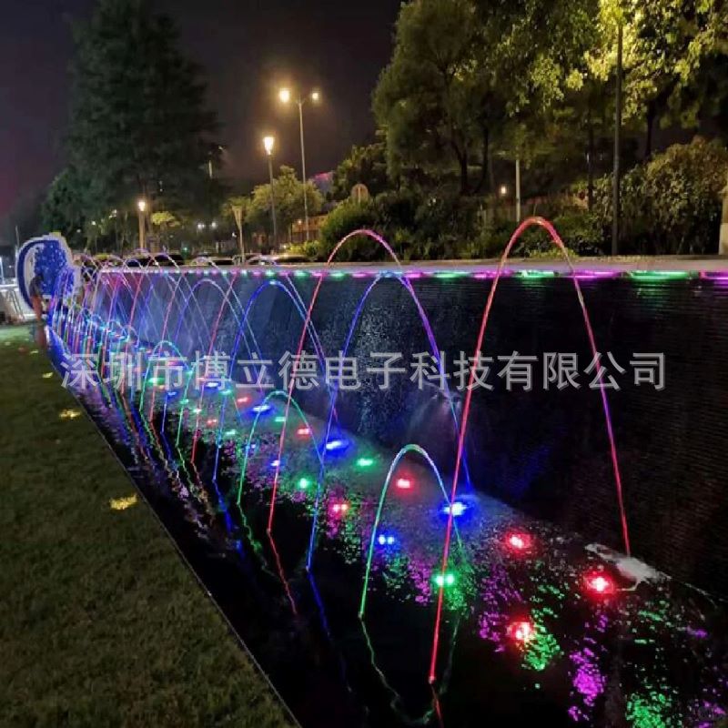 不锈钢喷头波光跳泉户外互动戏水喷泉设备源头厂家设计施工小水景图片