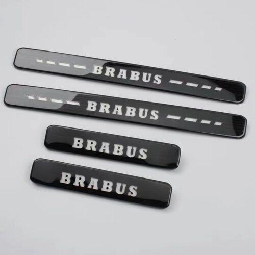 19-23benz奔驰大G级W463W464G63BRABUS AMG带灯门槛条迎宾踏板