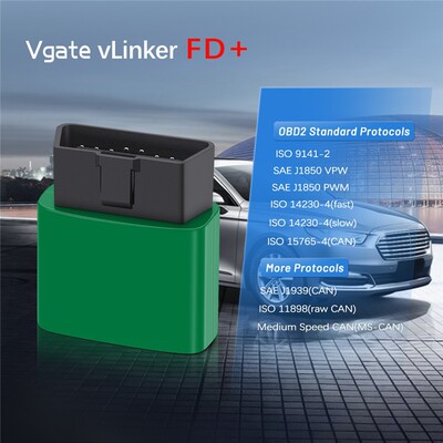 VLINKER FD+ V2.2版本 BLE 4.0蓝牙 for Foescan
