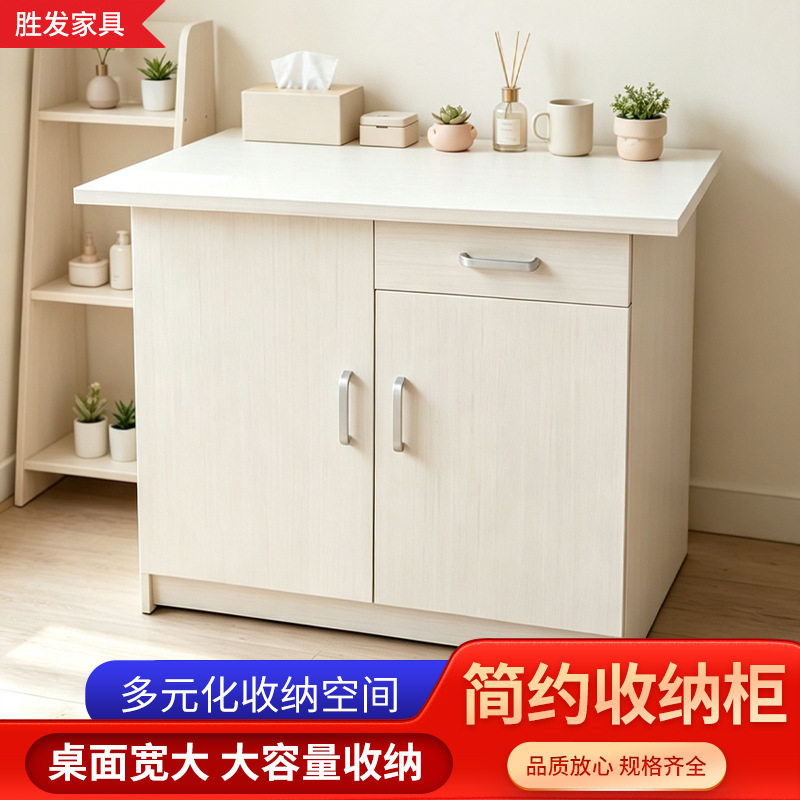 家用橱柜简易碗柜组装柜批发出租房厨房收纳柜子储物柜餐具收纳柜图片