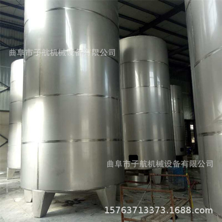 不锈钢储液罐 储酒罐储奶罐 304不锈钢小型储酒罐 10吨储罐图片