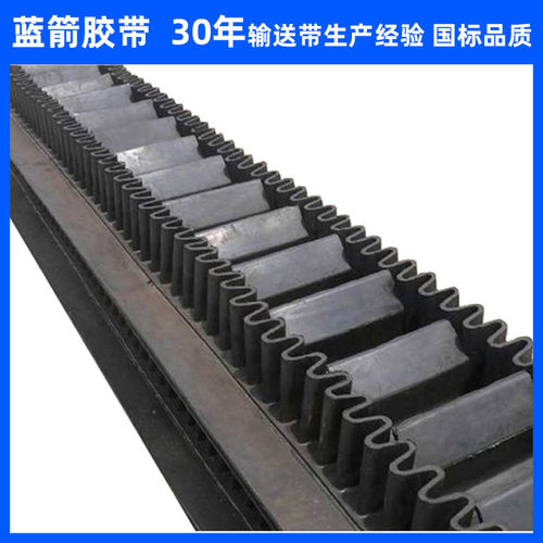河北蓝箭供应波纹挡边EP200 B500-2200、S60-S600大倾角输送带