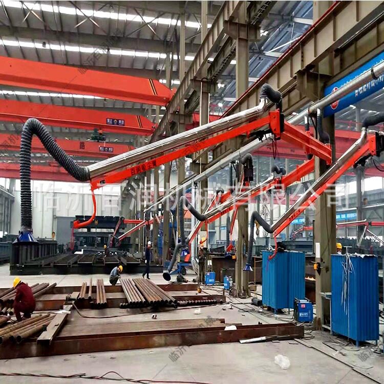 工业车间焊接烟尘净化器配套移动式等离子切割吸气臂吸尘净化车间