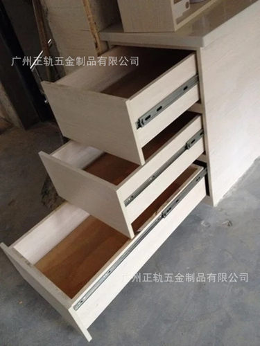 36寸90cm加长货柜机柜抽屉三节轨房车51mm宽工业重型滑轨轨道
