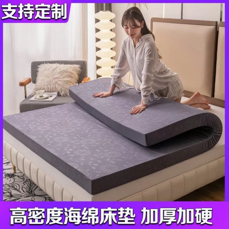 定制高密度加厚超硬护腰海绵床垫