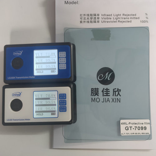 批发氮化钛VLT70%汽车太阳膜4MIL安全膜防爆玻隔热膜璃膜防晒窗膜
